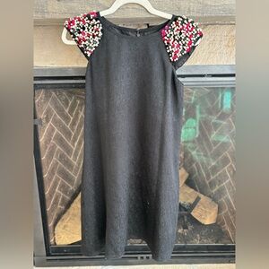 Blush by Us Angels Black Dress with Pink and White Accents